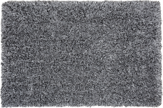 Teppich schwarz-weiß 140x200 cm Shaggy CIDE