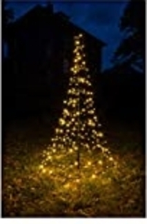 Galaxy LED-Tannenbaum 250 cm, 300 warmweiße LEDs, IP44 Timerfunktion