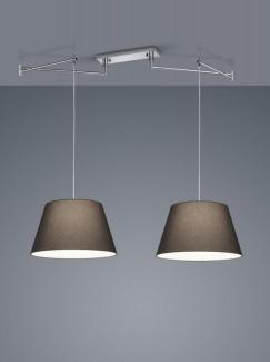 helestra CERTO Pendelleuchte chrom / anthrazit #26/1847.04/9283