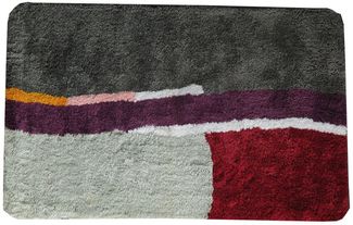 KiNZLER Badematte Gingelom, Höhe 20 mm, rutschhemmend beschichtet, fußbodenheizungsgeeignet, Polyester, rechteckig, Badteppich, modernes Design