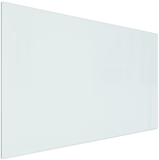 vidaXL Kaminofen Glasplatte Rechteckig 80x50 cm 324121