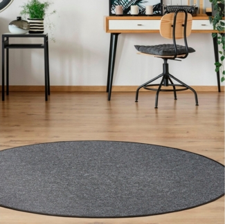 Andiamo Teppich Luton, Made in Germany, rund, Höhe: 5 mm, melierte Optik, ideal im Wohnzimmer & Schlafzimmer