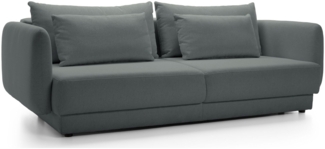 Selsey 'Floselia' 3-Sitzer Schlafsofa mit Bettkasten, Grau