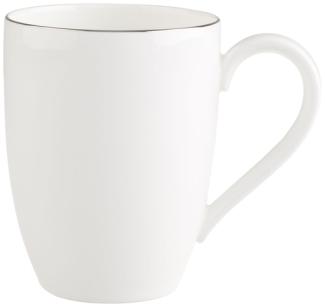 Villeroy & Boch Vorteilset 6 Stück Anmut Platinum No. 1 Becher mit Henkel Premium Bone Porcelain weiß handbemalt 1046369651