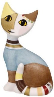Goebel Figur Rosina Wachtmeister - Minikatze Carolina, Biskuitporzellan, Bunt, 8 cm, 31400811