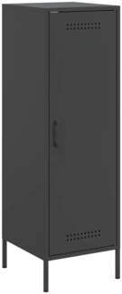 vidaXL Highboard Schwarz 36x39x113 cm Stahl 843006