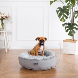 HOME DELUXE Beheizbares Haustierbett COMFY - 50 x 50 cm