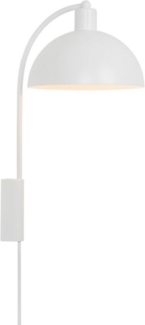 Wandlampe weiss Nordlux Ellen 20 E14 mit Kabelschalter