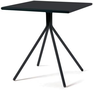 Balkontisch Rick 70x70x75 cm schwarz