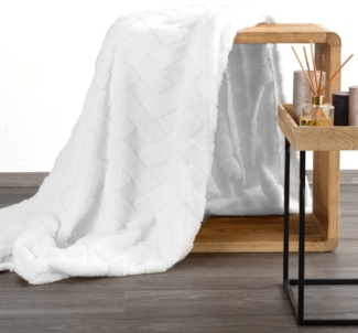 Wohndecke CARO, Design91, Karierte Kuscheldecke ideales Geschenk Weiche, warme Decke