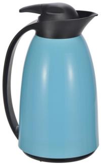 Isolierkanne 1,0L Blau mit Glaszylinder