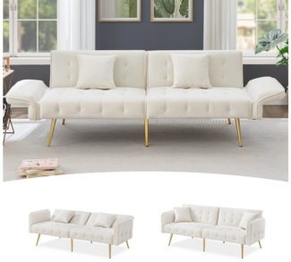 Ulife Schlafsofa 2-in-1 Zweisitzer-Schlafsofa, Klappsofa mit Bettfunktion, 1 Teile, Modernes Faltsofabett mit großzügigem Schlafbereich