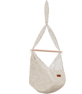 Federwiege mit Deckenbefestigung Dreamcatcher ButterCup Schafwolle