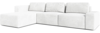 AX LIVING Arkleton Couch XXL L Form 360 cm in Weiß – Modern & Bequem L