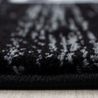 Teppich MIAMI BLACK 120 X 170cm Rechteck