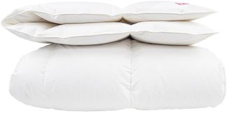 Paradies Daunenbettdecke Elma 90, Füllung: 90% Daunen, 10% Federn, Bezug: 100% Baumwolle, natürliche Leichtigkeit