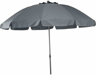 Tropico Mittelstockschirm anthrazit/grau Ø 200cm