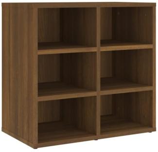vidaXL Schuhregal Braun Eichen-Optik 52,5x30x50 cm 820512