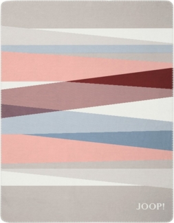 Wohndecke VIVI, 150 x 200 cm, Mehrfarbig, Pastellfarben, JOOP!, Baumwolle, Polyamid, Polyethylen, mit Zierstich