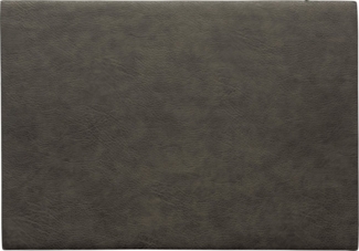 ASA Selection Tischset Mushroom Vintage matt Leder-Optik Platzset Grau