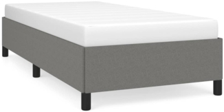 Bettgestell Dunkelgrau 100x200 cm Stoff [347043]