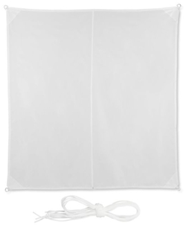 Sonnensegel Quadrat in Weiß