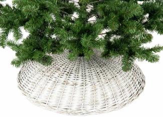 Westmann Rattan Weihnachtsbaum Rock Santa-4 | Hellgrau | Ø 87 cm