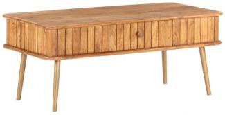 vidaXL Couchtisch 100x50x40 cm Massivholz Akazie 289650