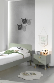 Nachtkonsole Kamillah 43x40x45 Nachtkommode MDF Olive Grün