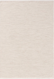 Interiyou Teppich Riga, Rund, Höhe: 5 mm, Handgewebt aus 100% Handarbeit, Naturfaser, Wohnzimmer, Flur