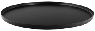 Present Time Tablett Tablett Tray Round Iron Matt Schwarz (39,5cm)