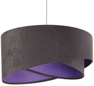BPS Koncept 060-077 Hängeleuchte Galaxy dunkelgrau, violett 1 x E27 Ø 50cm H:105cm dimmbar