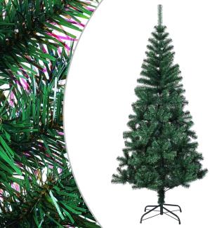 vidaXL Künstlicher Weihnachtsbaum Schillernde Spitzen Grün 240 cm PVC 344642