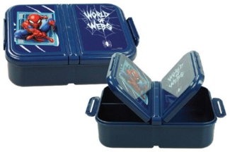 Spiderman Lunchbox Spiderman World Mehrkammer-Lunchbox, Sandwichbox, (1-tlg)