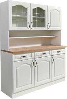 wiho Küchen Küchenbuffet Linz 150 cm breit, in Landhaus-Optik