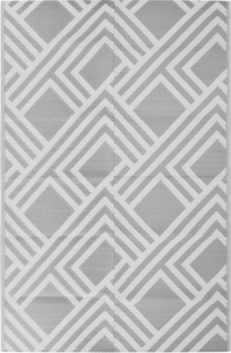 vidaXL Outdoor-Teppich ARAKIL Grau 190x290 cm PP 368564