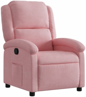 vidaXL Relaxsessel Rosa Samt 371801