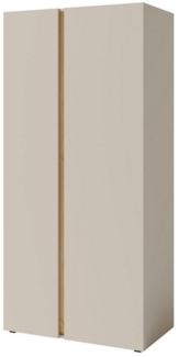 Deine Möbel 24 Kinderkleiderschrank LIBU 03 Kleiderschrank Drehtürenschrank 2-türig (Set, 2-St, Kinderzimmer Jugendzimmer Schlafzimmer) Beige Eukalyptus Eiche LIBU - Kollektion