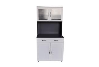 HTI-Line Hochschrank Küchenbuffet Blanca (Stück, 1-St, 1x Schrank Blanca, ohne Dekoration) Küchenschrank Hochschrank