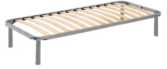 Dmora Agos-Einzelbettgestell, orthopädischer Lattenrost, 100 % Made in Italy, 80 x 190 x 31 cm
