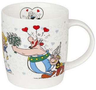 KÖNITZ Becher Asterix - Ich bin verliebt - 400 ml / Motivtasse