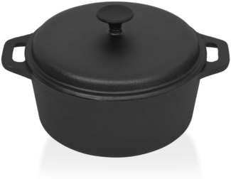 vidaXL Topf Ø26,5 cm Gusseisen 313362