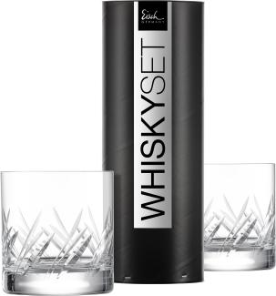 Eisch Whiskyglas 2er Set Gentleman, Whiskybecher, Kristallglas, 400 ml, 86550018