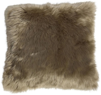 Lammfellkissen Merino Camel ohne Inlett