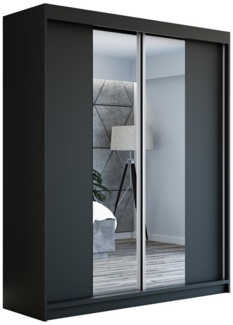 A&J MöbelLand Schwebetürenschrank ELEGANZA 180 cm 2-türig Schrank