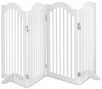 Weißes Absperrgitter 92 cm hoch 10039212