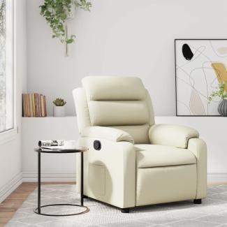 vidaXL Relaxsessel Creme Kunstleder 373487