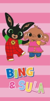 Bing Strandtuch Playing Together aus 100% Baumwolle 70 × 140 cm