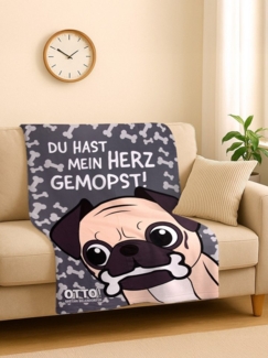 Wohndecke Bastian Bielendorfer - Mops Otto, United Labels®