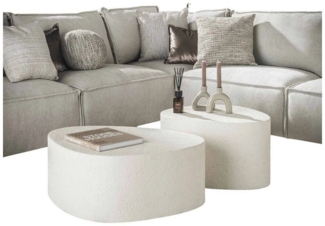 LEVEN Lifestyle Couchtisch ASTONE 2´er Set Marmor Verbundstoff Sofatisch (2´er Set)